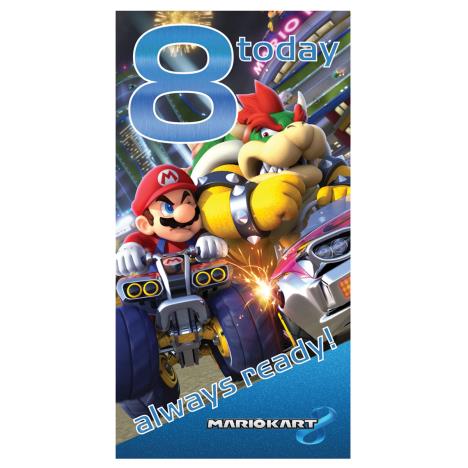 8 Today Mario Kart Super Mario Bros Birthday Card  £1.99