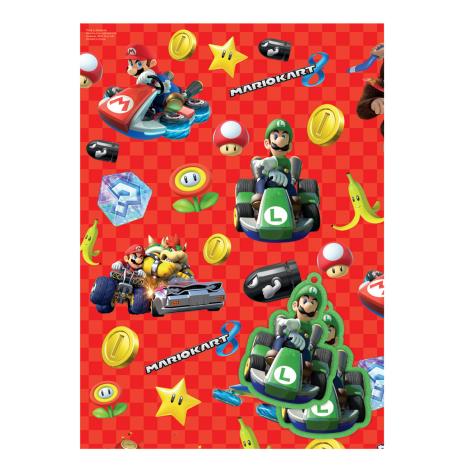 Super Mario Bros Mario Kart Gift Wrap & Tags  £0.99