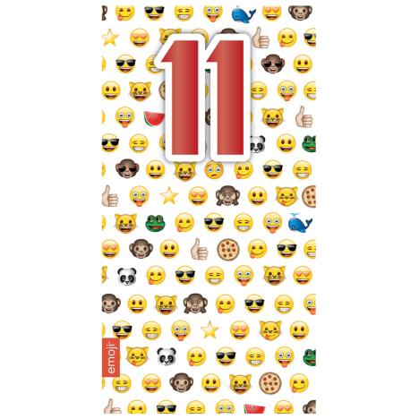 11th Birthday Emoji Birthday Card  £2.39