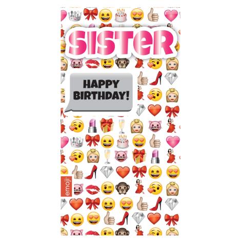 Sister Emoji Birthday Card  £1.99