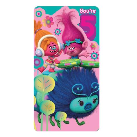 Trolls 5th Birthday Card  £2.10