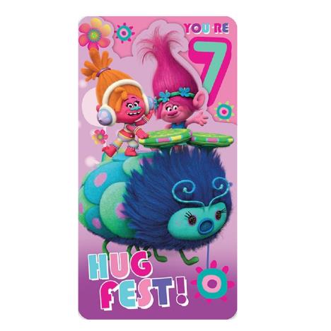 Trolls 7th Birthday Card with Door Hanger  £2.10