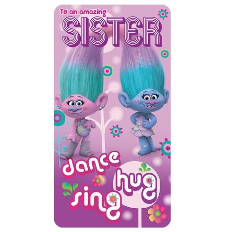 Trolls Sister Birthday Card  £2.10