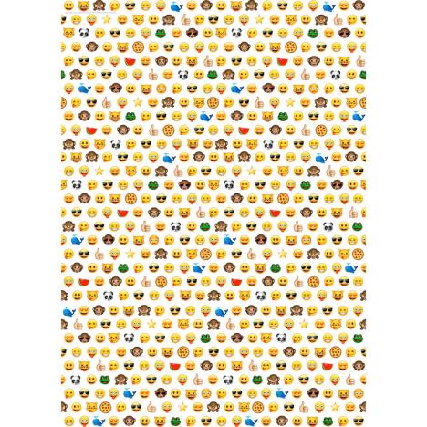 4m Emoji Roll Wrap  £2.99
