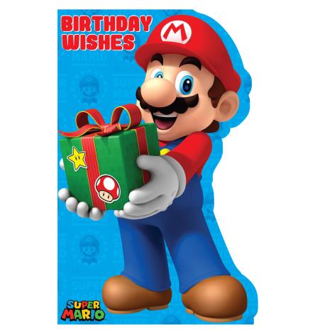 Birthday Wishes Super Mario Bros Birthday Card  £0.99