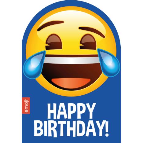 Smiley Tears Happy Birthday Emoji Birthday Card (243932) - Character Brands