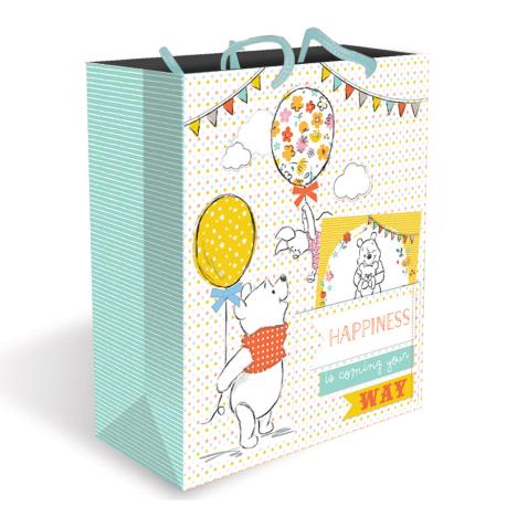 Winnie The Pooh Large Gift Bag & Card Set  £0.99