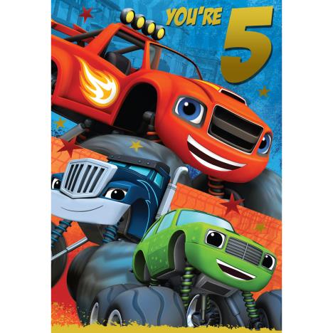 5th Birthday Blaze & The Monster Machines Card   £1.99