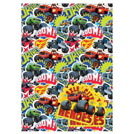 Blaze & The Monster Machines Gift Wrap & Tags (245516) - Character Brands