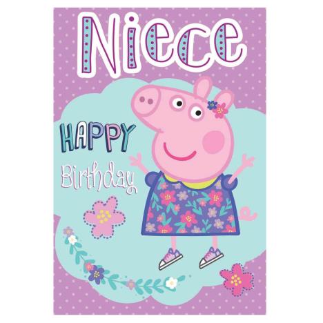 Niece Peppa Pig Birthday Card  £1.89