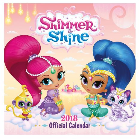 Shimmer & Shine Official 2018 Square Calendar  £8.99