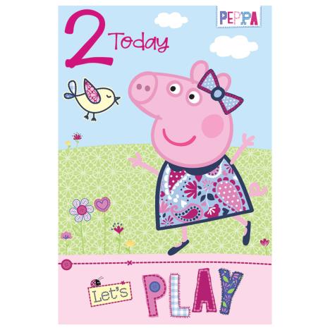 2 Today Lets Play Peppa Pig Birthday Card  £0.99