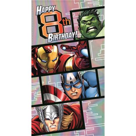 8th Birthday Marvel Avengers Birthday Card  £2.40
