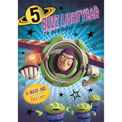 5th Birthday Buzz Light Year Disney Toy Story Birthday Card  £1.85