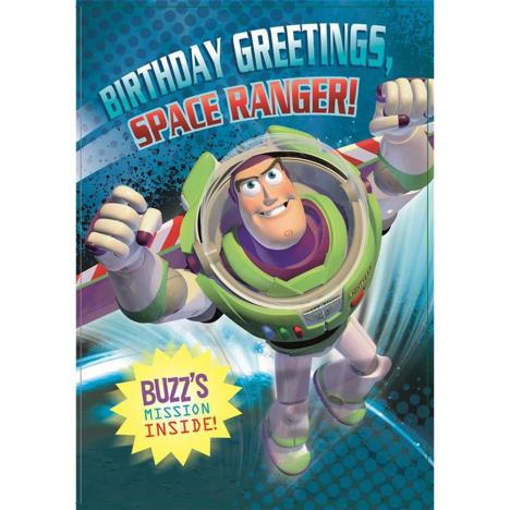 Space Ranger Disney Toy Story Activity Birthday Card  £1.85