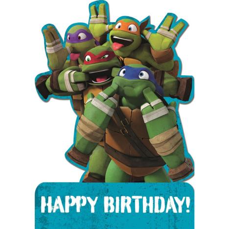 Happy Birthday Teenage Mutant Ninja Turtles Birthday Card  £2.15