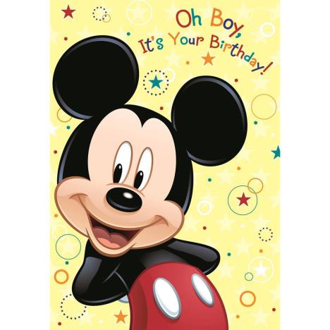 Its Your Birthday Disney Mickey Mouse Birthday Card  £1.85