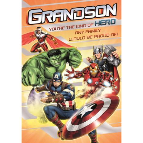 Grandson Marvel Avengers Birthday Card  £2.40