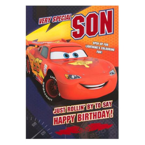 Disney Cars Special Son Birthday Card  £2.50