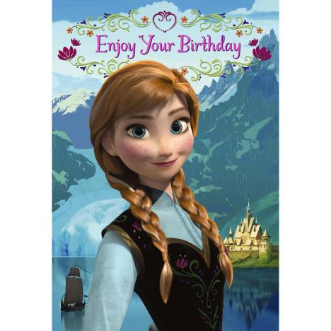 Enjoy Your Birthday Anna Disney Frozen Birthday Card  £1.40