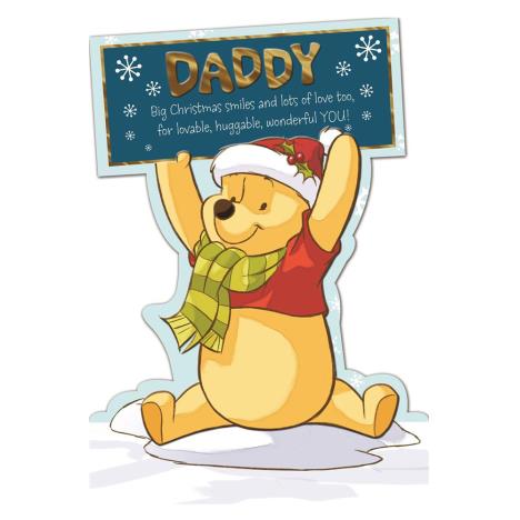 Daddy Winnie The Pooh Christmas Card  £2.80