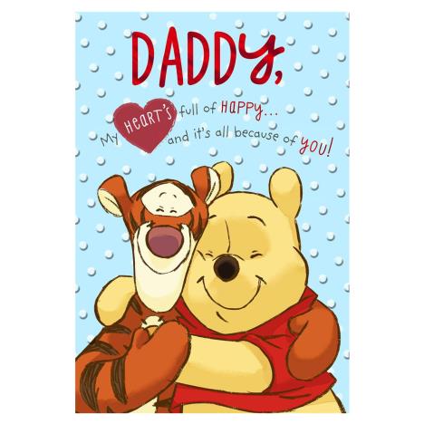 Daddy Winnie the Pooh Valentines Day Card  £2.40