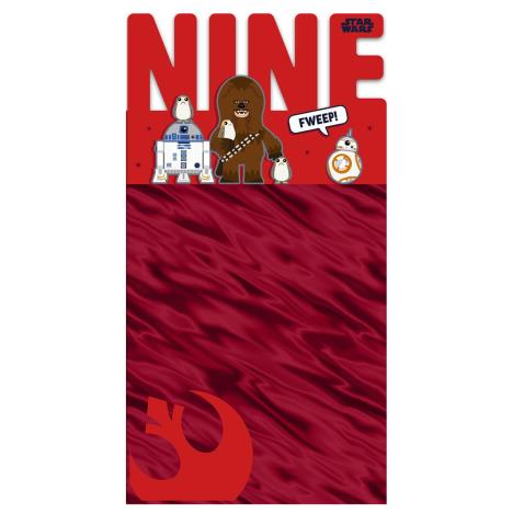 Star Wars Age 9  Birthday Card  £2.40