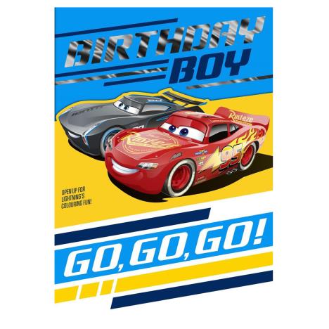 Disney Cars Birthday Boy Birthday Card  £2.50