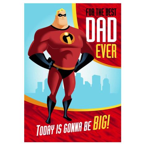 Best Dad Ever Incredibles Birthday Card  £2.40