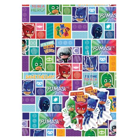 PJ Masks Gift Wrap & Tags  £1.49