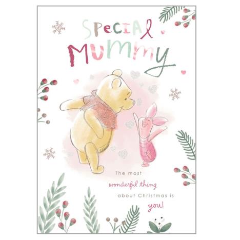 Special Mummy Winnie The Pooh Christmas Card  £2.40