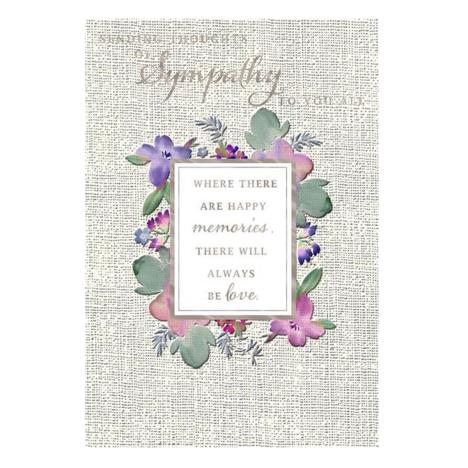 Sending Thoughts Sympathy Card  £1.00