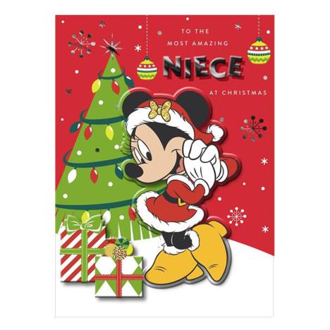Niece Disney Minnie Mouse Christmas Card  £1.90