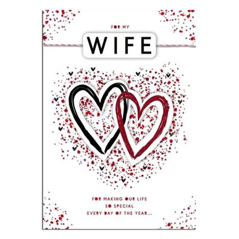 Wife Hearts Valentines Day Card  £3.90