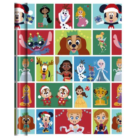 Disney Characters 4m Christmas Roll Wrap  £3.15