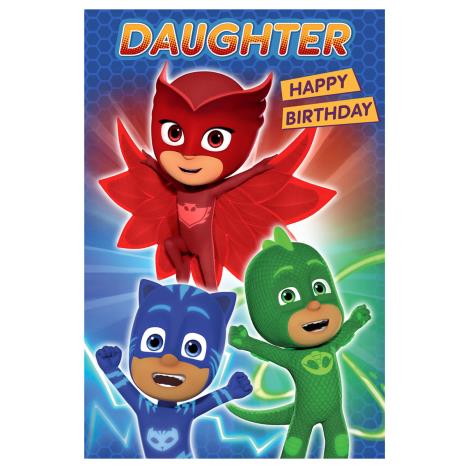 Daughter PJ Masks Birthday Card  £2.79