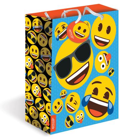 Emoji Happy Faces Large Gift Bag  £1.49