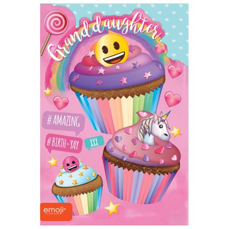 Emoji Granddaughter Birthday Card  £2.49