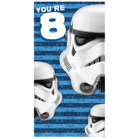Star Wars Storm Trooper 8th Birthday Card  £1.99