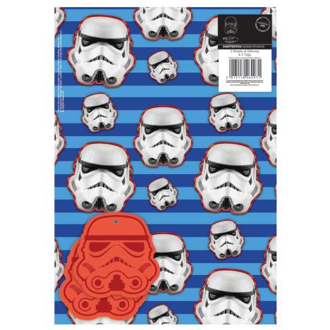 Star Wars Stormtrooper Gift Wrap & Tags  £1.29