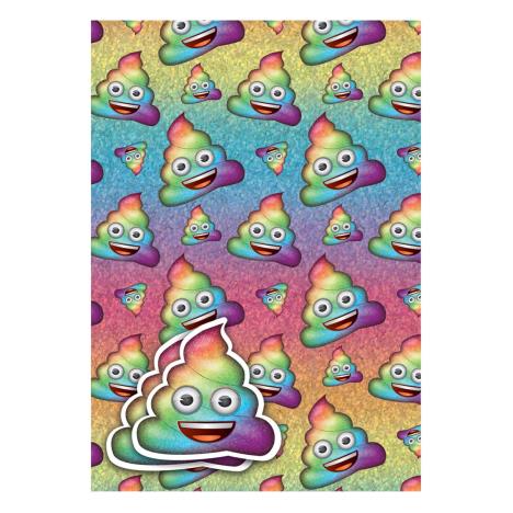 Emoji Rainbow Poop Gift Wrap & Tags  £1.49
