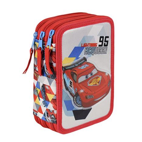 Disney Cars Lightning McQueen Triple Decker Filled Pencil Case   £13.99