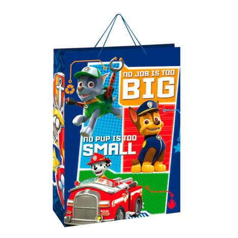 Large Paw Patrol No Job Too Small Blue Gift Bag  £1.49