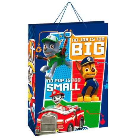 Paw Patrol No Job Too Small Giant Blue Gift Bag  £1.79
