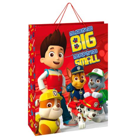 Paw Patrol No Job Too Small Giant Red Gift Bag  £1.79