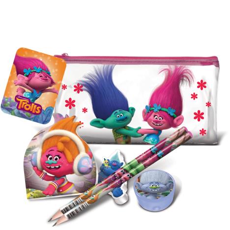 Trolls Flat Filled Pencil Case  £2.99