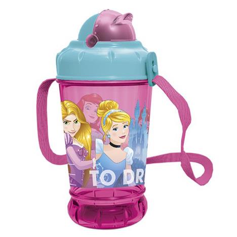 Disney Princess Pop Up Drinks Bottle With Straw  £5.99