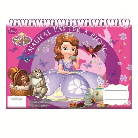 A4 Sofia The First Spiral Sketch Book  £1.79