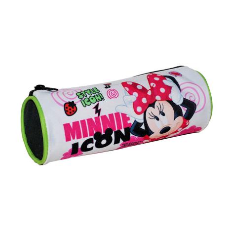 Minnie Mouse Style Icon Round Pencil Case  £1.99