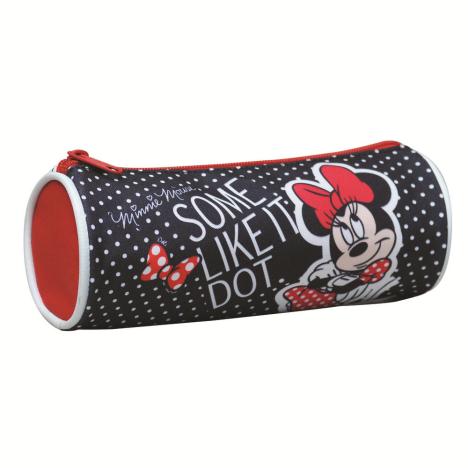 Minnie Mouse Some Like It Dot Round Pencil Case  £2.99